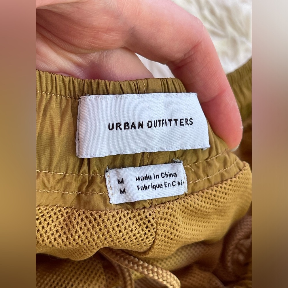 Urban Outfitters Tan Track Pants with Patterned Sides - Picture 4 of 10